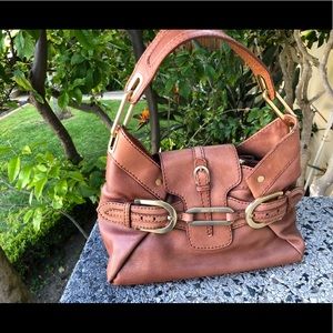 Jimmy Choo Tulita Tan Shoulder Bag